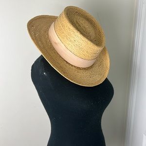 Vintage Beecool Straw Hat Size OS